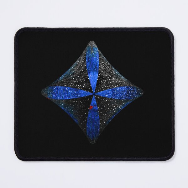 Item preview, The Stardust Rhombus – Deep Blue and Black Surreal Collage designed and sold by MAMA.art.Rio <Marsailhe_Milward>.