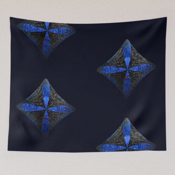 Item preview, The Stardust Rhombus – Deep Blue and Black Surreal Collage designed and sold by MAMA.art.Rio <Marsailhe_Milward>.
