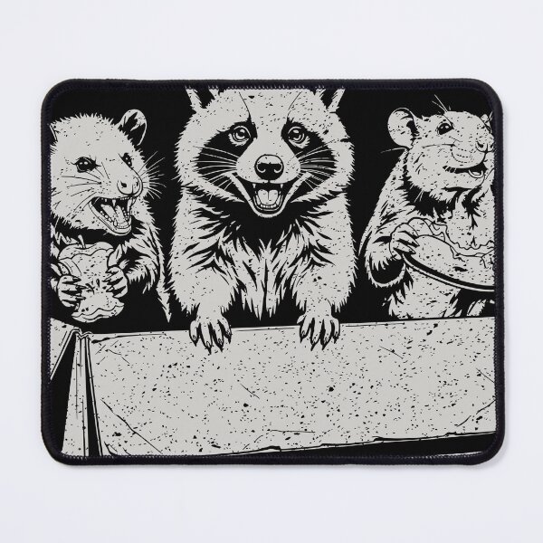 Item preview, Support Your Local Street Cat Funny Trash Panda Raccoon Opossum Rat Meme designed and sold by Coldink.