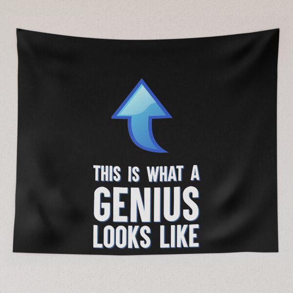 Item preview, This Is What A Genius Looks Like Funny Sarcastic Gift designed and sold by Say It With Ink.