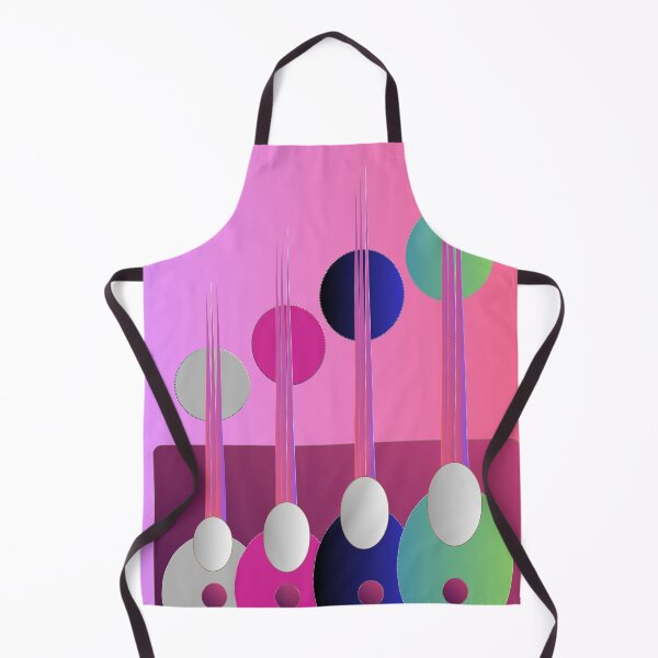 Item preview, Cosmic Chimes – Colorful Pink Geometric Abstract designed and sold by Dee Tirang.