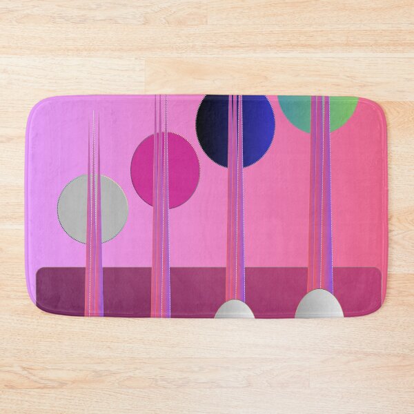 Item preview, Cosmic Chimes – Colorful Pink Geometric Abstract designed and sold by Dee Tirang.