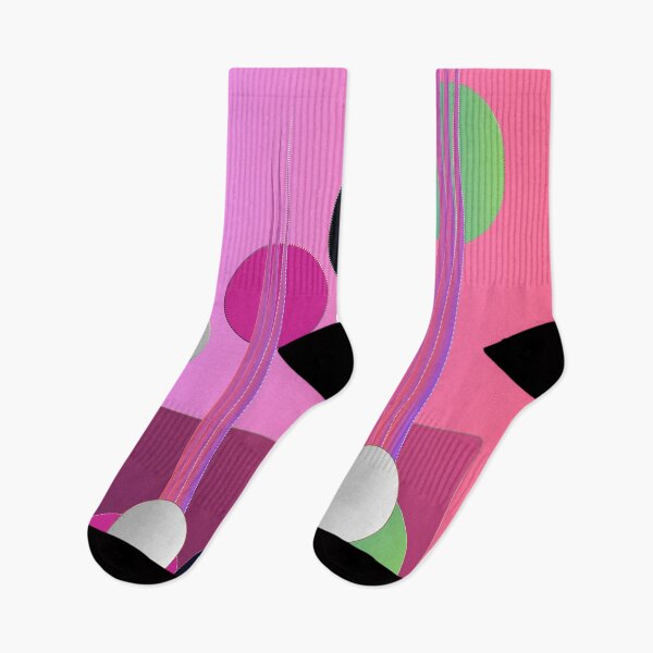 Item preview, Cosmic Chimes – Colorful Pink Geometric Abstract designed and sold by Dee Tirang.