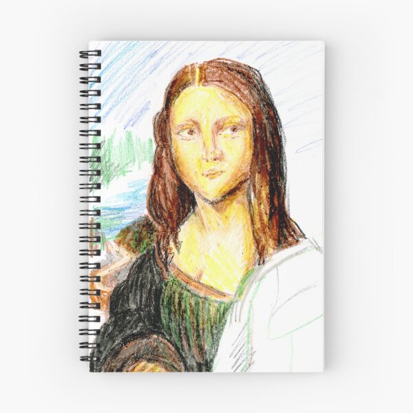 Item preview, Mona Lisa in Crayon designed and sold by HalfBrilliant.