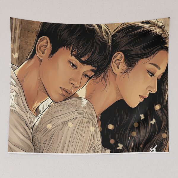 Item preview, Ok To Be With You Movie Lgbtq+ Comic Book Art Home Wall Decor Print Poster Pride TV Series Thai GL designed and sold by Mind Space.