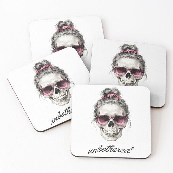 Item preview, Unbothered Mom Skull  designed and sold by threadsjam.