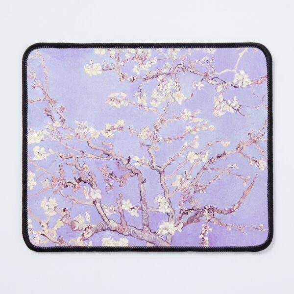 Item preview, Vincent Van Gogh almond blossoms lavender designed and sold by PureVintageLove.