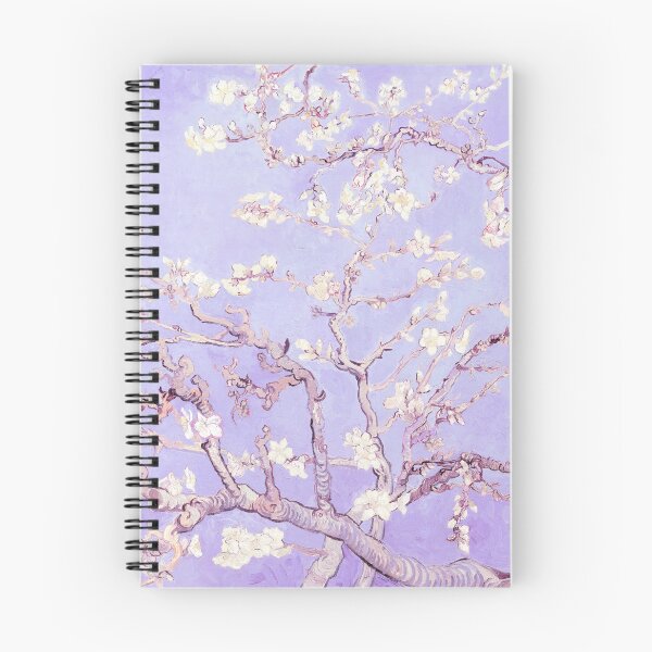Item preview, Vincent Van Gogh almond blossoms lavender designed and sold by PureVintageLove.