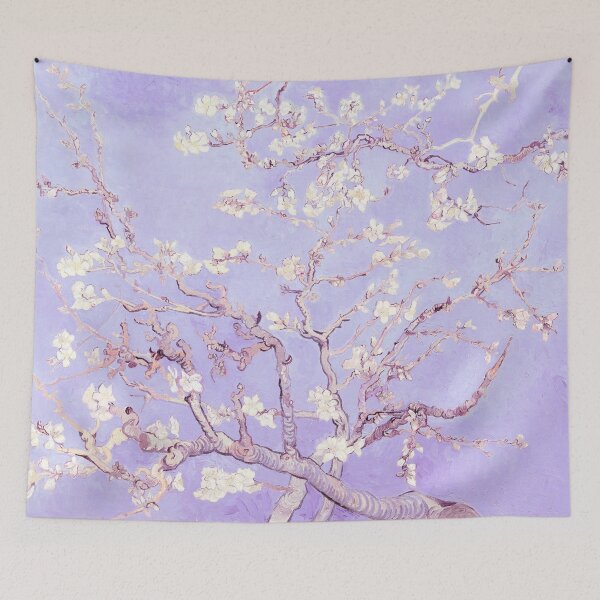 Item preview, Vincent Van Gogh flores de almendro lavanda designed and sold by PureVintageLove.