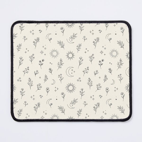 Item preview, Scattered Minimalist Celestial Botanical Line Art designed and sold by Thai Vibe Studio.