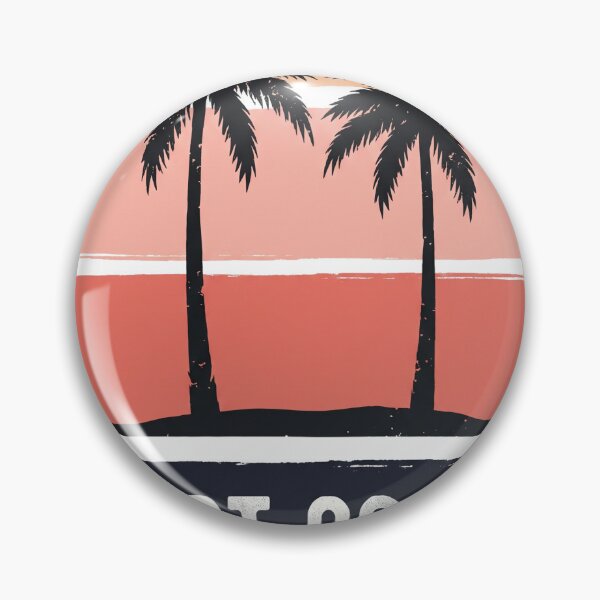 Item preview, Retro West Coast California Palm Trees Sunset Silhouette Graphic designed and sold by misbahsiro.