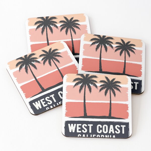 Item preview, Retro West Coast California Palm Trees Sunset Silhouette Graphic designed and sold by misbahsiro.