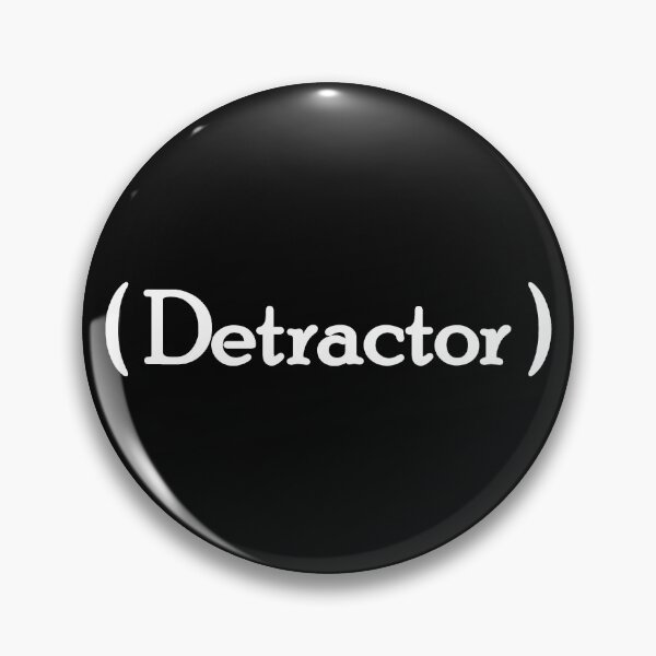 Item preview, Iconic Label - "Detractor" White Lettering designed and sold by cousinbessie.