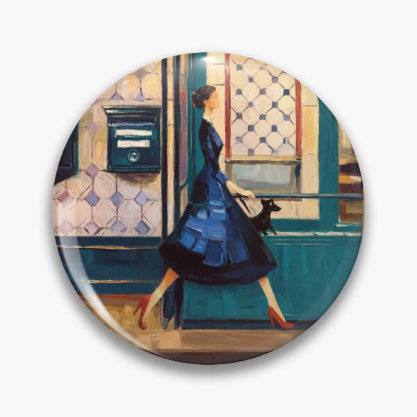 Item preview, French Storefront Wall Art – "Passing the Shop Window" designed and sold by CARRAANN.