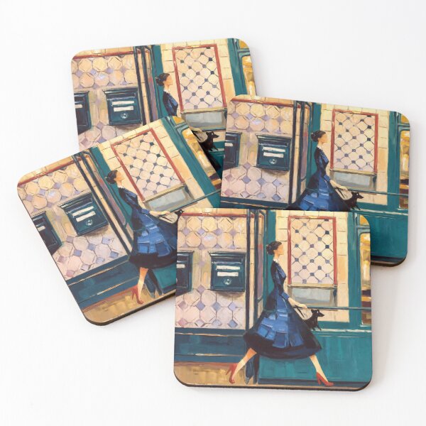 Item preview, French Storefront Wall Art – "Passing the Shop Window" designed and sold by CARRAANN.