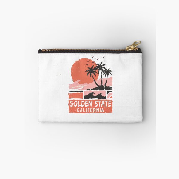 Item preview, Vintage Golden State California Coastal Sunset and Palm Trees Emblem designed and sold by misbahsiro.