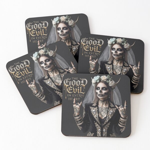 Item preview, Gothic Horned Bride Jacket Tattoo designed and sold by Voodoo Store Paranormal Collections.