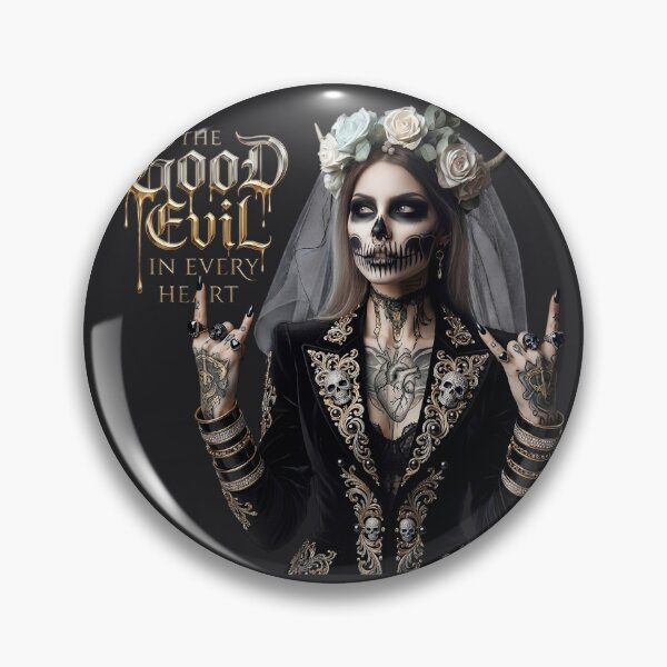 Item preview, Gothic Horned Bride Jacket Tattoo designed and sold by Voodoo Store Paranormal Collections.