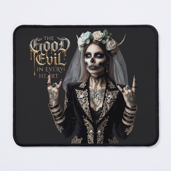 Item preview, Gothic Horned Bride Jacket Tattoo designed and sold by Voodoo Store Paranormal Collections.