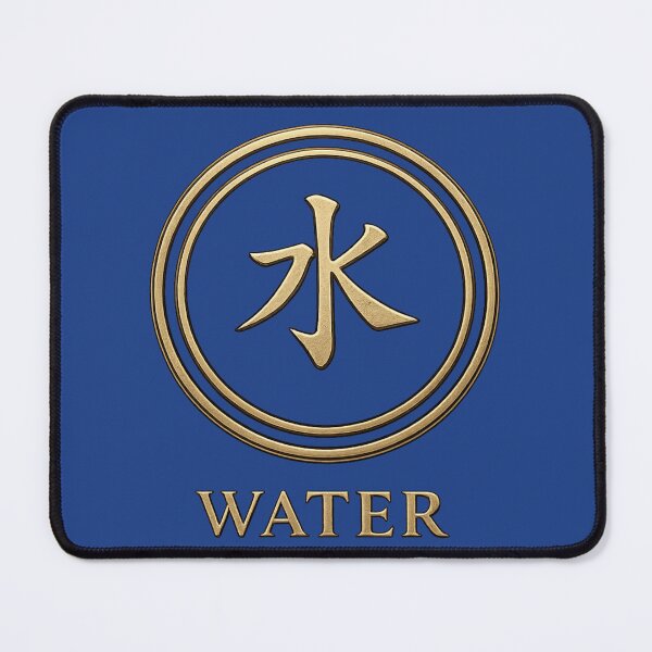 Item preview, Water Kanji Emblem – Japanese Five Elements Symbol designed and sold by BB Design Garage.