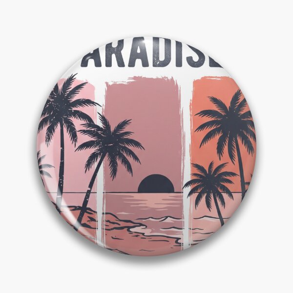 Item preview, Vintage California Paradise Tropical West Coast Beach Sunset designed and sold by misbahsiro.
