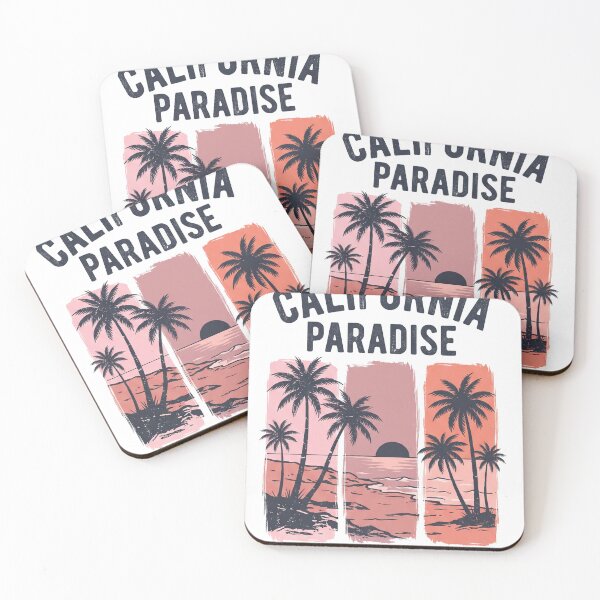 Item preview, Vintage California Paradise Tropical West Coast Beach Sunset designed and sold by misbahsiro.