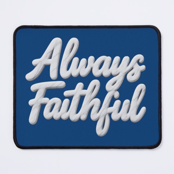 Item preview, Always Faithful Marble Typography Semper Fidelis Inspirational Quote designed and sold by RDproject.