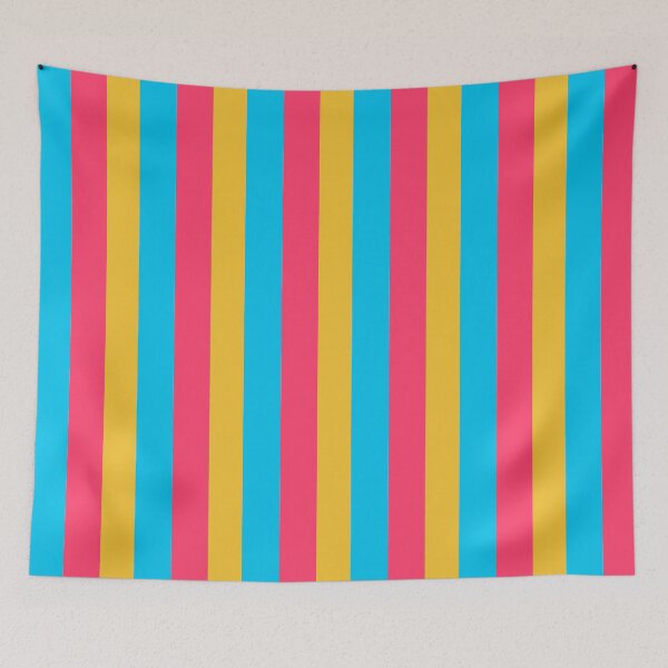 Item preview, Pansexual Vertical Stripes designed and sold by RebelCatStudios(RCS).
