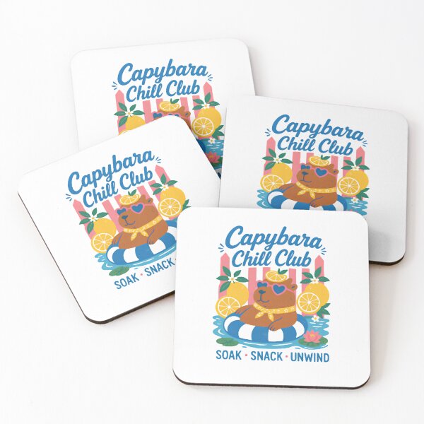 Item preview, Capybara Chill Club designed and sold by Colorful-Garden.