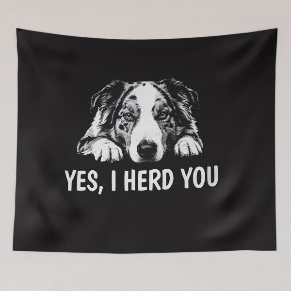 Item preview, YES I Herd You Funny Herding Dog Owner Gift, Sheepdog Lover designed and sold by Clairenity Studio.