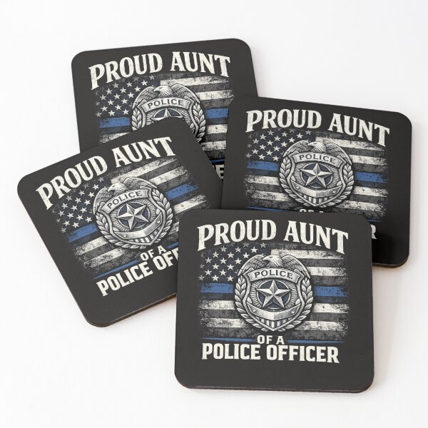 Item preview, Gift for Aunt of Police Officer designed and sold by VibeRush Art.