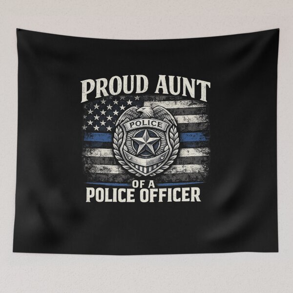 Item preview, Gift for Aunt of Police Officer designed and sold by VibeRush Art.