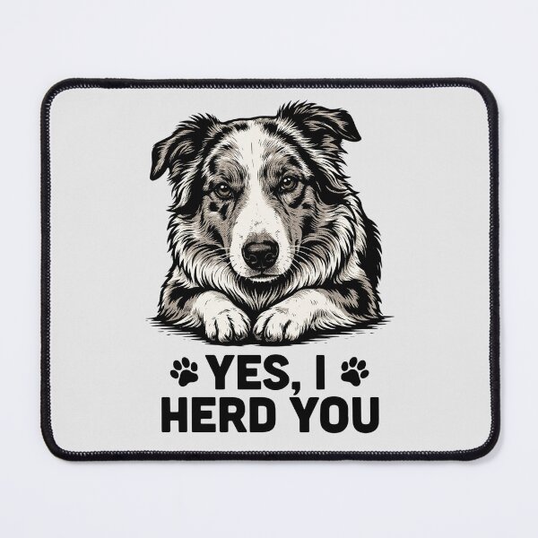 Item preview, YES I Herd You Funny Herding Dog Owner Gift, Sheepdog Lover designed and sold by Clairenity Studio.
