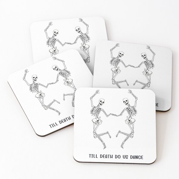 Item preview, Till Death Do Us Dance Skeleton Couple Shirt - Funny Lovers Art designed and sold by DearBunnyArt.