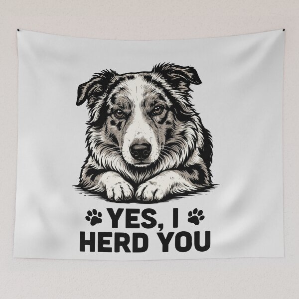 Item preview, YES I Herd You Funny Herding Dog Owner Gift, Sheepdog Lover designed and sold by Clairenity Studio.
