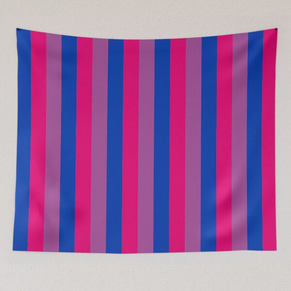 Item preview, Bisexual Vertical Stripes designed and sold by RebelCatStudios(RCS).