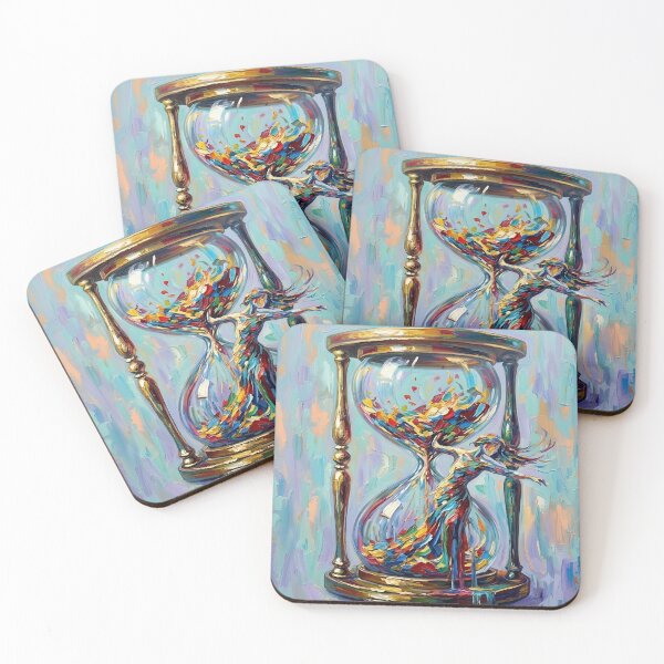 Item preview, The Sands of Creativity – Abstract Hourglass of Time and Imagination designed and sold by Atelier Nova.
