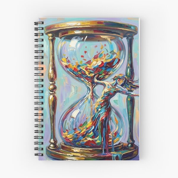 Item preview, The Sands of Creativity – Abstract Hourglass of Time and Imagination designed and sold by Atelier Nova.