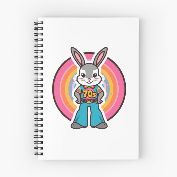 Item preview, 70s Bunny Cute and Retro  designed and sold by PamLeeDesign.