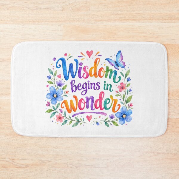 Item preview, Wisdom begins in wonder designed and sold by nimmitrends.