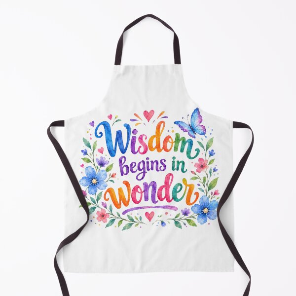 Item preview, Wisdom begins in wonder designed and sold by nimmitrends.