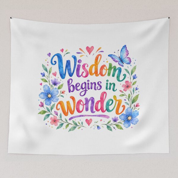 Item preview, Wisdom begins in wonder designed and sold by nimmitrends.