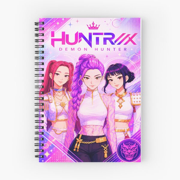 Item preview, Huntrix Demon Hunter Notebook Cover designed and sold by Lilpixieh.