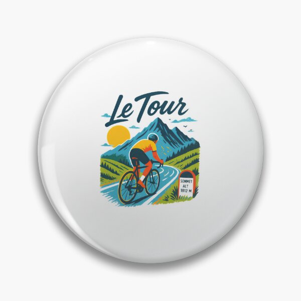 Item preview, French Alps Bike Race designed and sold by Colorful-Garden.