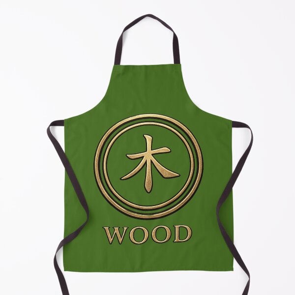 Item preview, Wood Kanji Emblem – Japanese Five Elements Symbol designed and sold by BB Design Garage.
