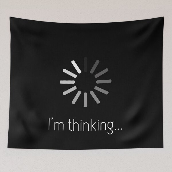 Item preview, I'm Thinking Funny Loading Icon Gift designed and sold by Say It With Ink.