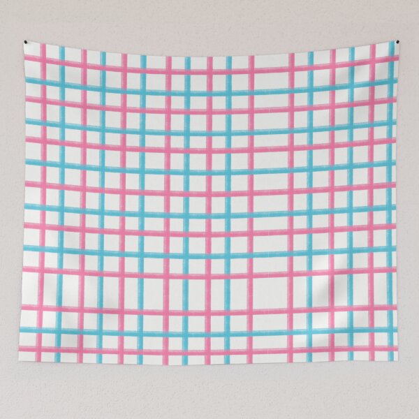 Item preview, Transgender Pride Plaid designed and sold by RebelCatStudios(RCS).
