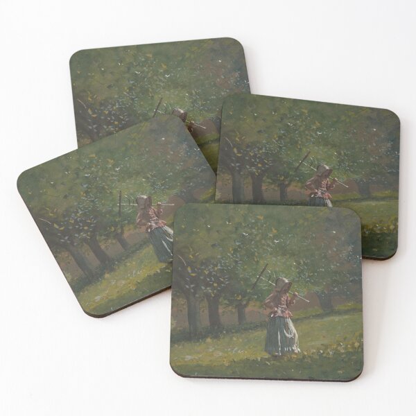 Item preview, Girl with Hay Rake (1878) by Winslow Homer designed and sold by RubberBandBall.