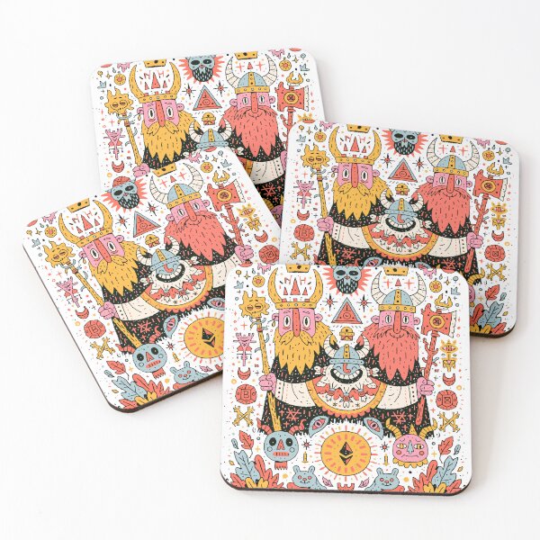 Artikelvorschau, Psychedelic Cosmic Kings & Mystical Symbols entworfen und verkauft von Romgora.