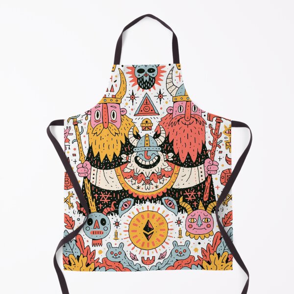 Item preview, Psychedelic Cosmic Kings & Mystical Symbols designed and sold by Romgora.